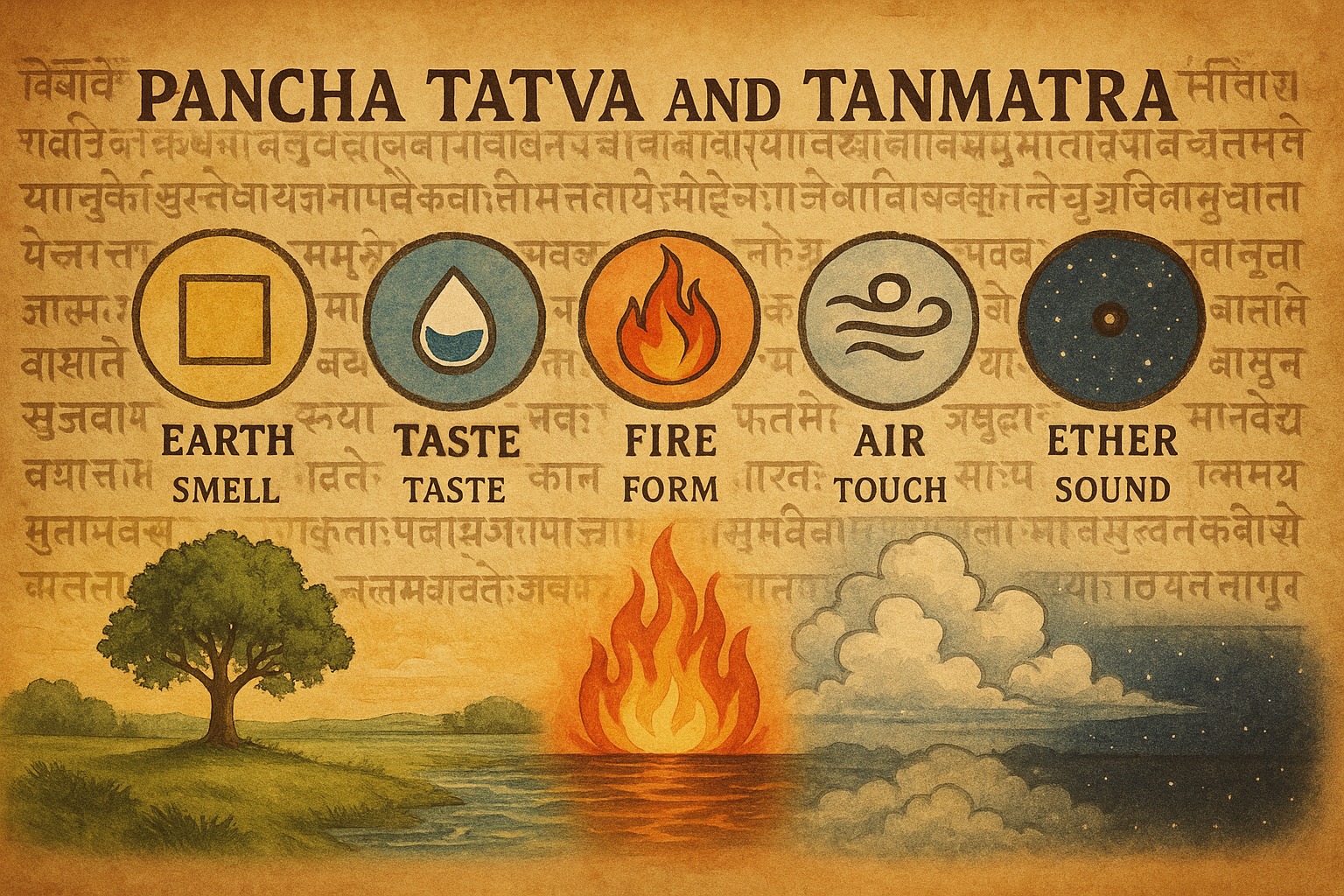 पञ्च तत्व (Pancha Tatva) र तन्मात्रा (Tanmatra)